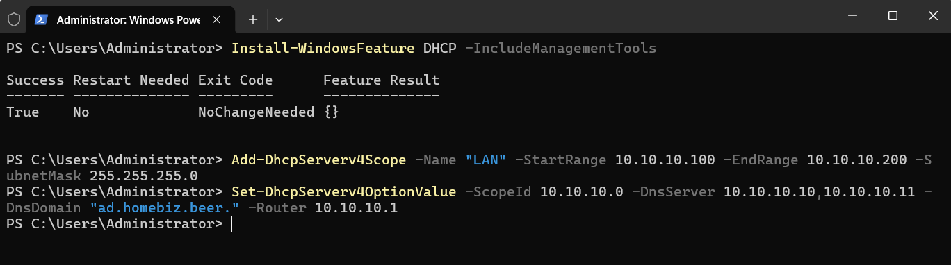 DHCP delivering DC as DNS server