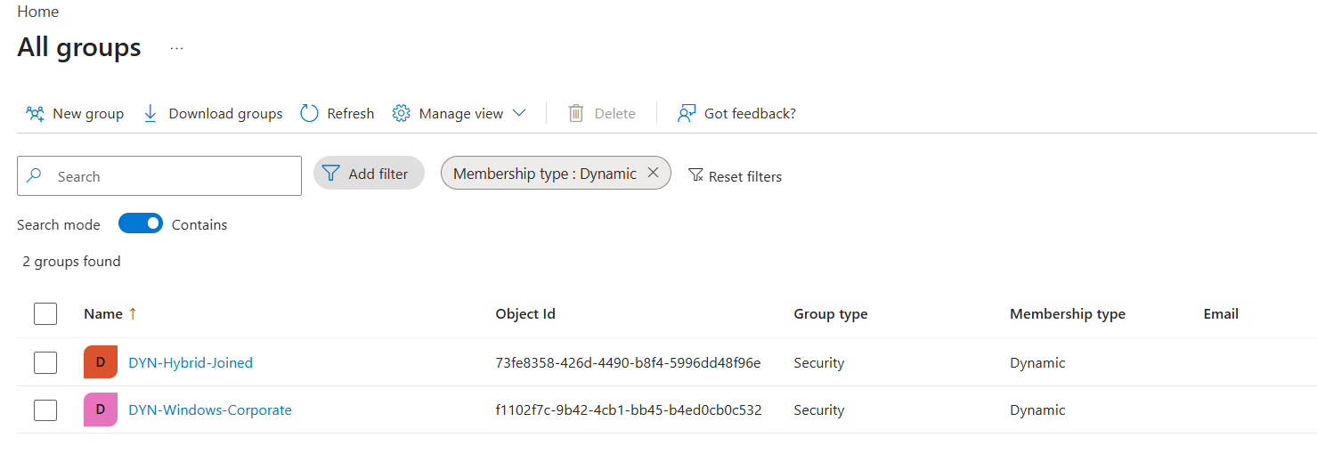 Entra Connect Sync configured