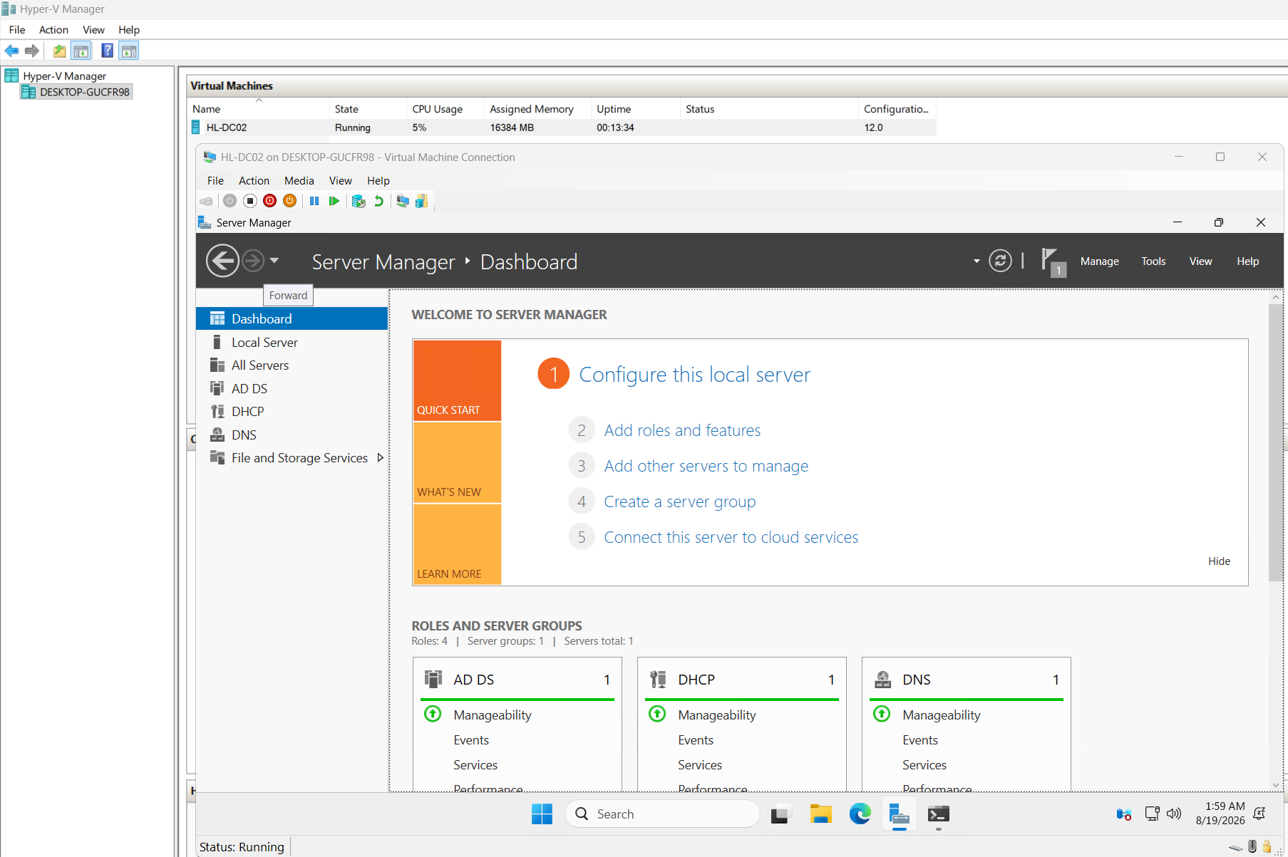 I built a hybrid AD environment, tore it down, and built it again