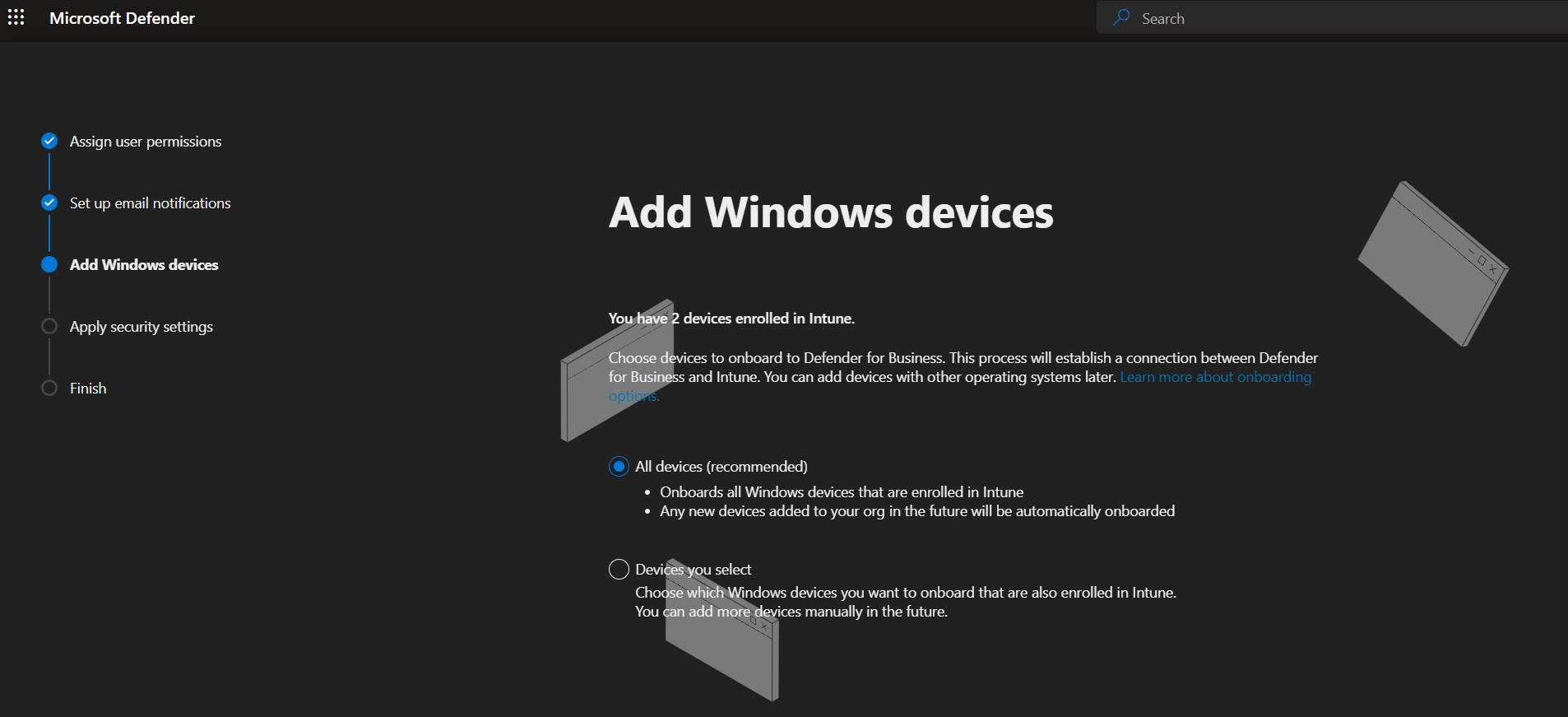 DKIM setup in the Defender portal