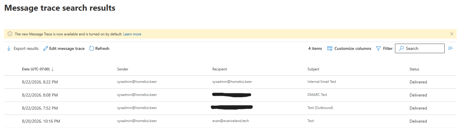Microsoft 365 Administration – Mail Flow, Collaboration & Data Governance