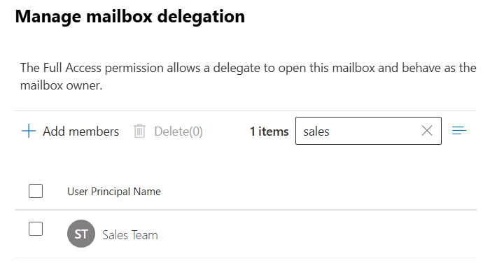 Mail-enabled security group can