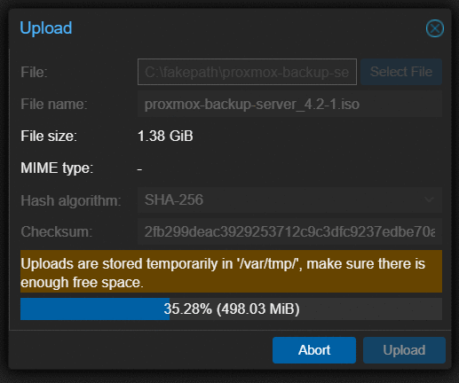 Installing Proxmox Backup Server on PX-02